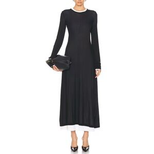 denim plus size dress Standards & Practices Women's Tencel Raw Hem Midi Slip - Light Blue Style:Dresser 0.5_in_store_discount_till_16th Maxi Dress Plus Size Denim Maxi Dress